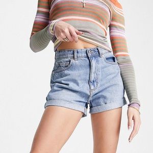 ASOS DESIGN High-Rise Mom Shorts